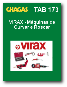 TB 173 - VIRAX - Maquinas de Curvar e Roscar