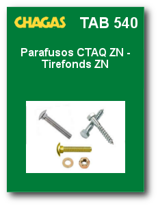 TB 540 - Parafusos CTAQ ZN - Tirefonds ZN