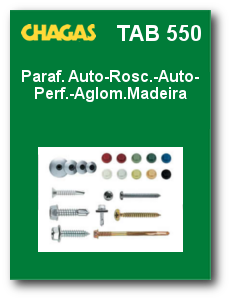 TB 550 - Paraf. Auto-Rosc.- Auto-Perf.- Aglom.Madeira