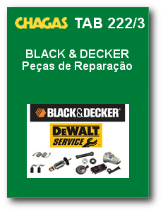 TB 222-3 - BLACK & DECKER - Pecas Reparacao