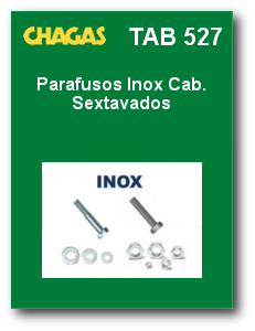 TB 527 - Parafusos Inox Cab. Sextavados