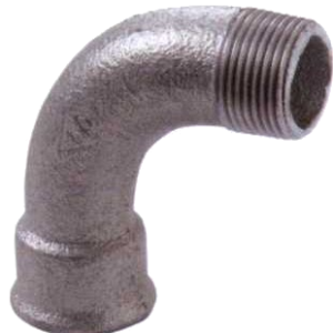 CURVA M/F 90o GALVANIZADA 1/4" F001