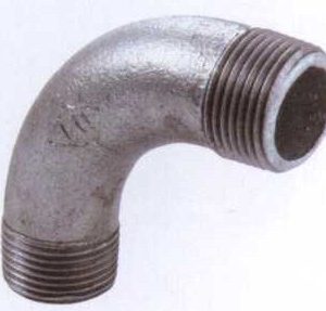 CURVA MACHO 90o GALVANIZADA 1.1/2  F003