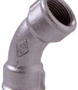CURVA FEMEA 45o GALVANIZADA   3/8″ F041