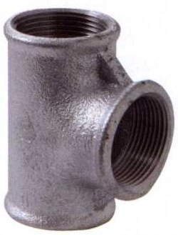 TE SIMPLES 90o GALVANIZADO     2″  F130