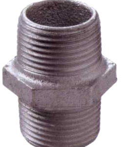 CASQUILHO DUPLO GALVANIZADO   1/8″ F280