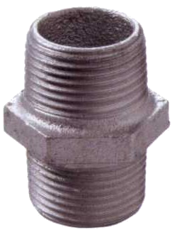 CASQUILHO DUPLO GALVANIZADO   1/8″ F280