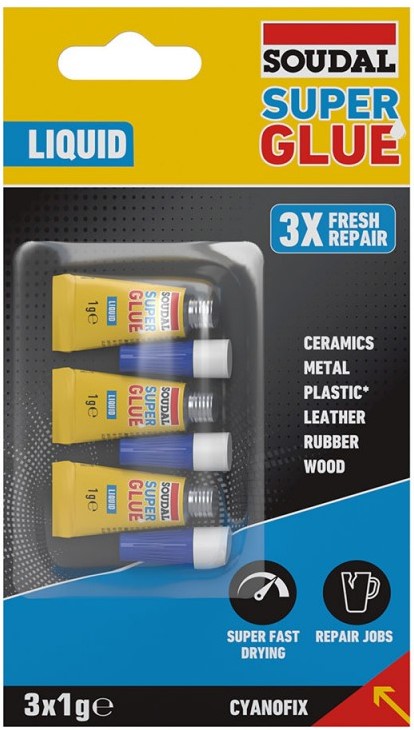 160023 COLA SUPER GLUE LIQ. (BL3x1G) #