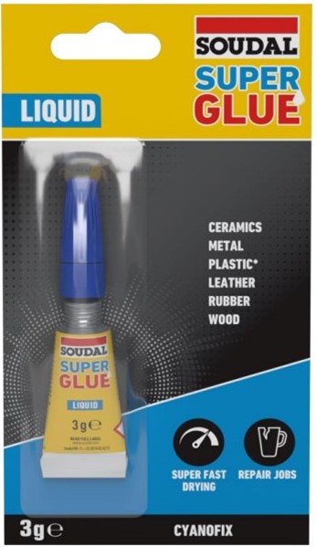 100072 COLA SUPER GLUE LIQ. (BL.3GR)