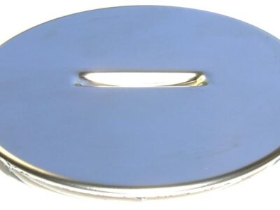 TAMPA INOX ROSCADA       90 MM