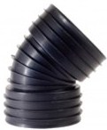 CURVA 45o P/TUBO PP CORRUGADO 125