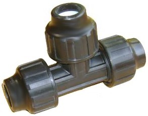 TE 90o SIMPLES PE ENC/RAP.16 MM &