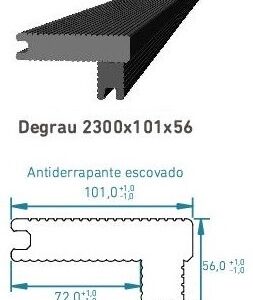 DEU22230 DEGRAU 2300x101x56 CHOC$