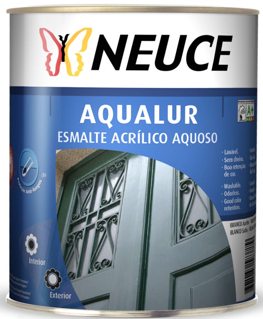AQUALUR ESMALTE BRILH.BS/2M 0,75L