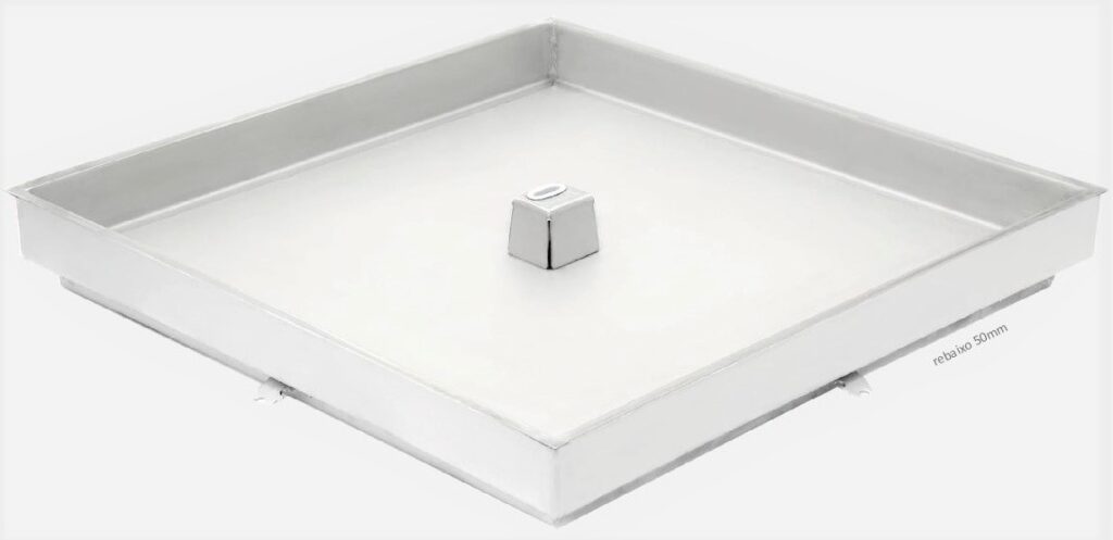 TAMPA REBAI.INOX  A15 600×600-H50
