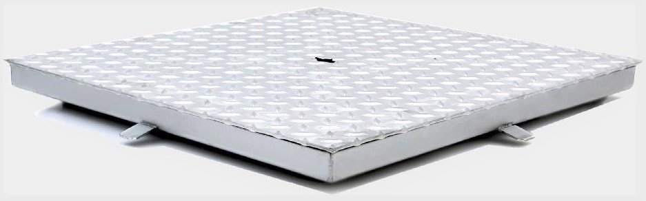 TAMPA RASA  INOX B125 500x500MM
