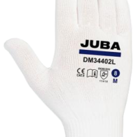 LUVA NYLON BRANC(S/BL)DM34402L/7