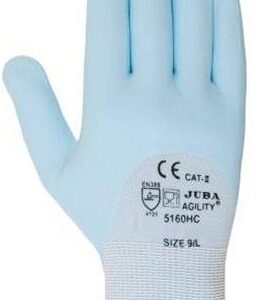 LUVA NITRIL AZUL U/GERA.5160HC/7