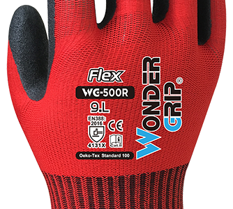 LUVA NITRILO     HWG500R-FLEX/8&