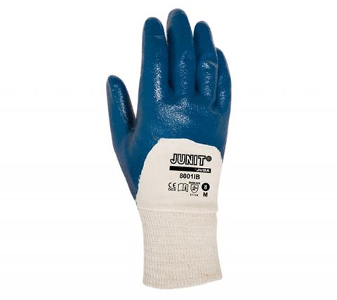 LUVA NITRIL AZUL P/ELAS.8001IB/7