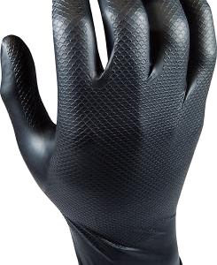 LUVA NITRIL(CX.50)PRET.578BK/NR M-8