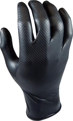 LUVA NITRIL(CX.50)PRET.578BK/NR L-9