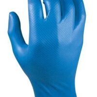 LUVA NITRIL(CX.50)AZUL 580BL/L-9&