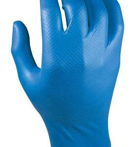 LUVA NITRIL(CX.50)AZUL 580BL/L-9&