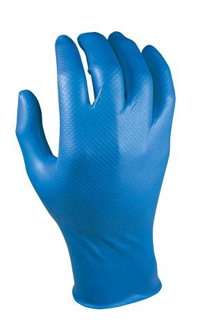 LUVA NITRIL(CX.50)AZUL 580BL/XL10&