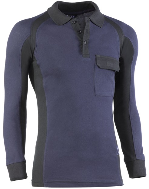 POLO MANGA COMPRIDA AZUL  681/L #