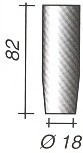 MC0012 BOCAL CONICO MAXI   D18,0&