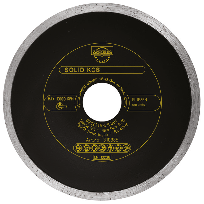 310986 DISCO DIAM.CERAM.KCS 125MM