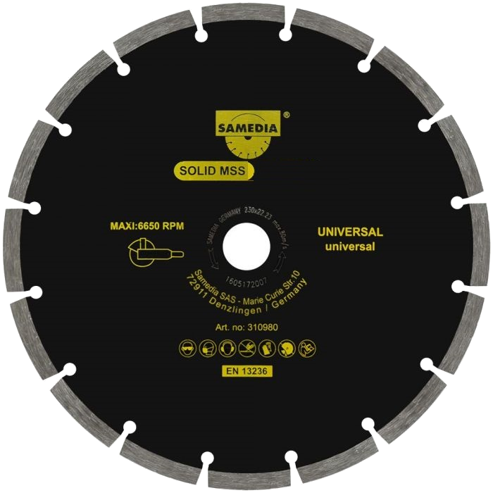 310980 DISCO DIAM.UNIV. MSS 230MM&