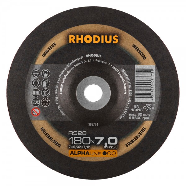 208734DISC.R/INOX 180×7,0x22 RS28