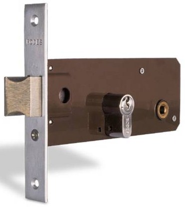 FECHADURA PORTA ALUM.RF.727 INOX