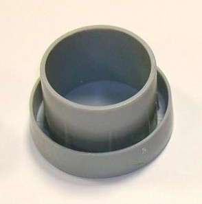 TERMINAL PL/RD.P/TUBO   3″  CINZ&