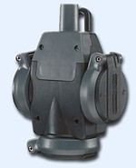 040T/BORR FICHA TRIPL.FM 3×2,5MM