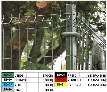 POSTE RT.60x40MM AZUL 5005   650&