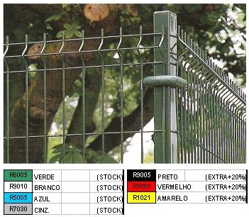 POSTE RT.60x40MM AZUL 5005   650&