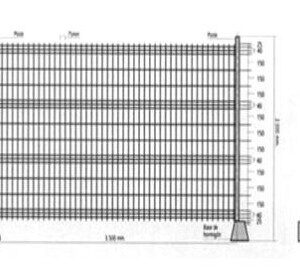 PAINEL OBRA C/2POSTES 1,74x3,55M$