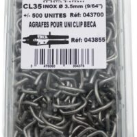 AGRAFE INOX 3,5MM 437 PT/QUICKFIX