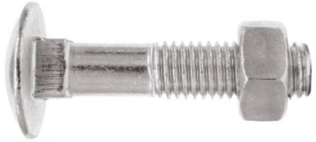 PF CT AQ DIN 603 C/PORCA M8x60 ZN