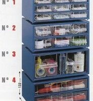ESTANTE METAL-PLAST.AZUL 9GV N.1