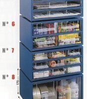 ESTANTE METAL-PLAST.AZUL 3GV N.5
