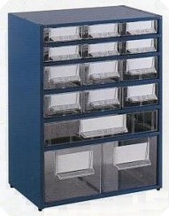 ESTANTE METAL-PLAST.AZUL 15G N15