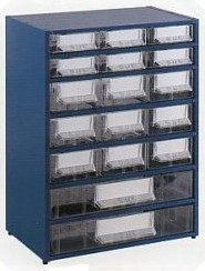 ESTANTE METAL-PLAST.AZUL 17G N17