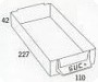 GAVETA P/CAIXA N.7 227x110x 42MM