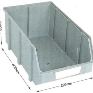 CAIXA STOCK 400x225x170 MD.C CINZ