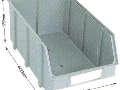 CAIXA STOCK 400x225x170 MD.C CINZ