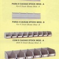 REGUA SUPORTE P/4 CX.STOCK MOD.B
